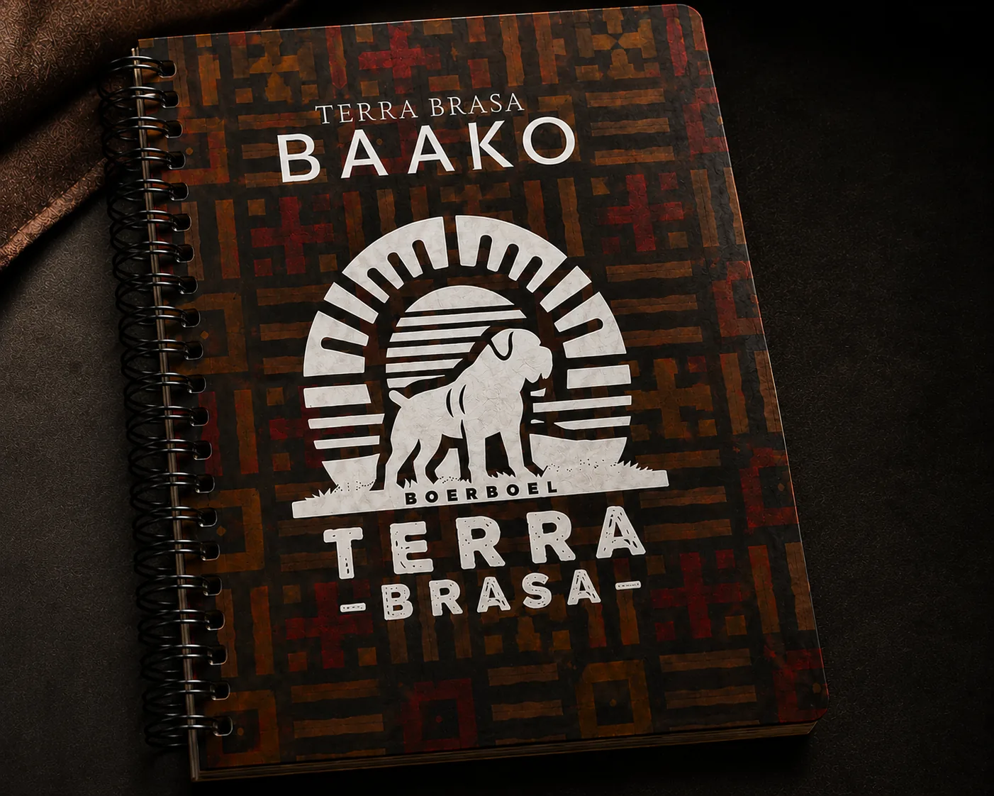 Capa do álbum comemorativo Terra Brasa